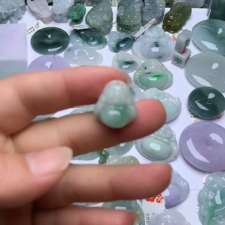 翡翠未镶嵌颈饰天然翡翠