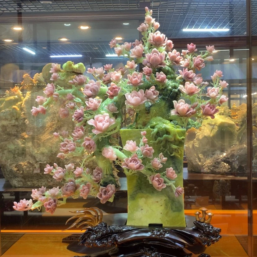 【闪购商品】蛇纹石玉未镶嵌摆件覆膜
