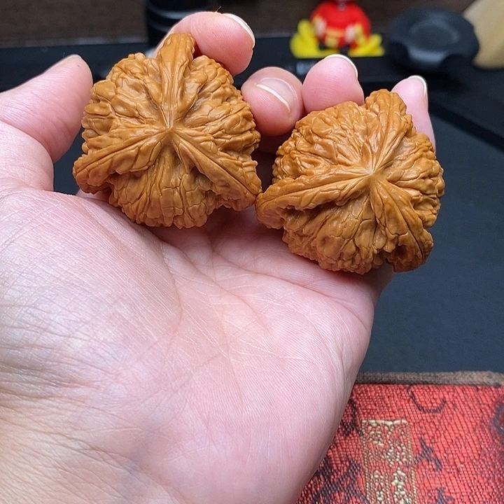 咖***醉把件文玩核桃白奔