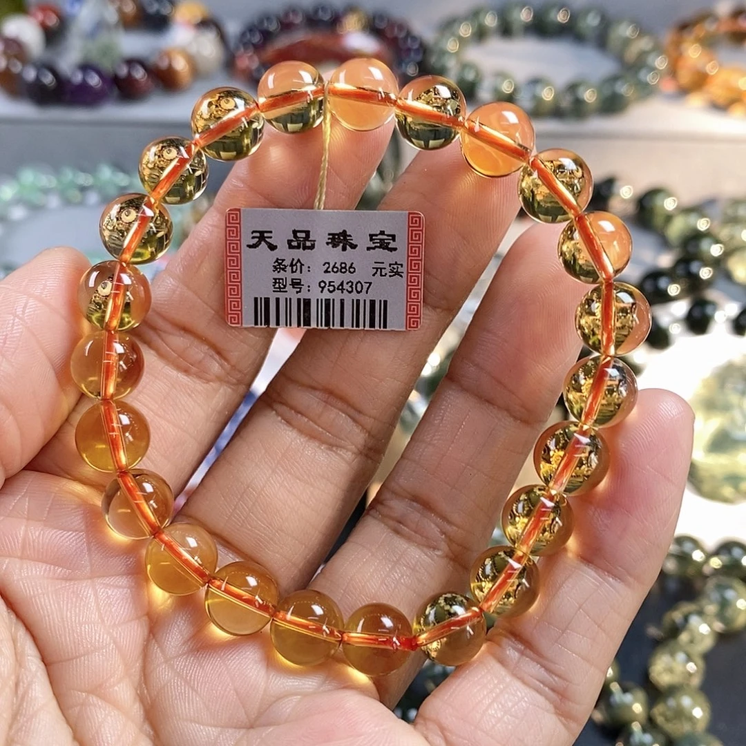 未镶嵌水晶手链黄水晶手链954307