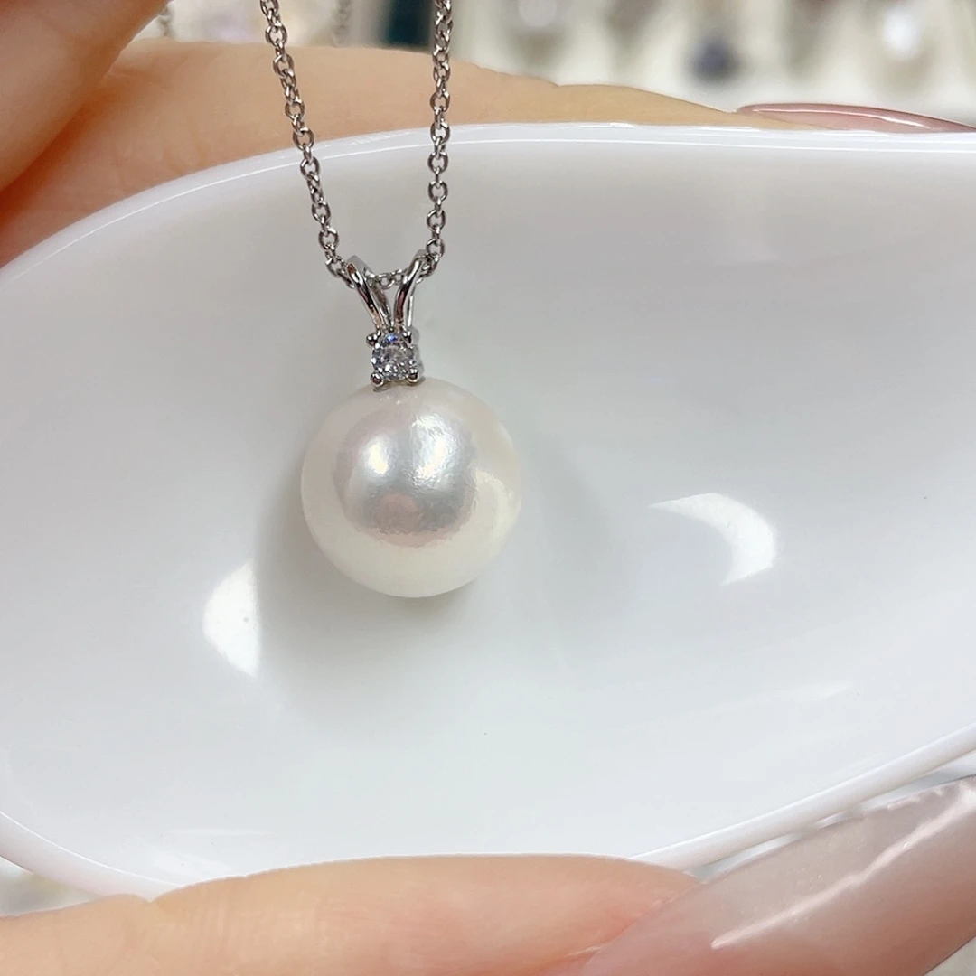 淡水珍珠合金吊坠(赠链)11