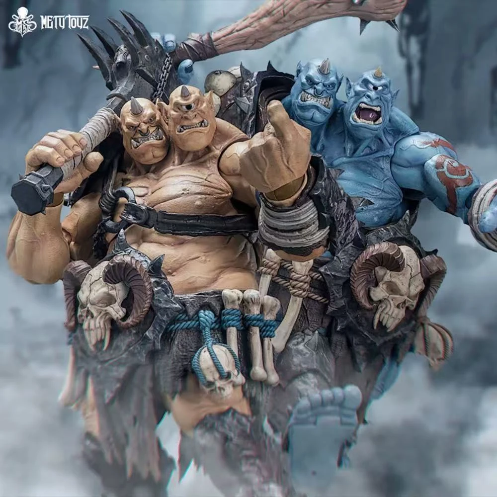 预 METYTOYS 冒险者世界碾颅者.奥格鲁斯食人魔战士 可动人偶手办