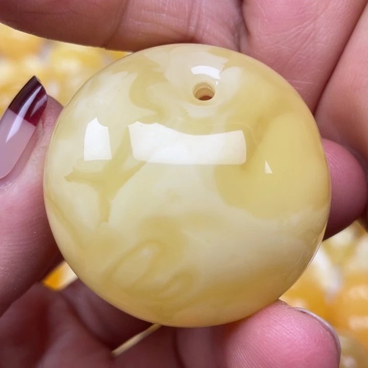 裸石蜜蜡未镶嵌蜜蜡公主扣