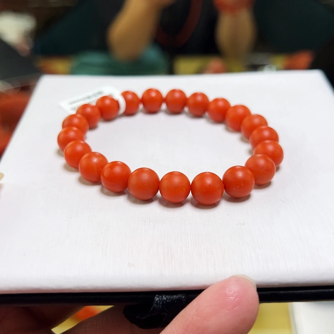 南红玛瑙未镶嵌多样性发一保山哑光毕业级9mmm