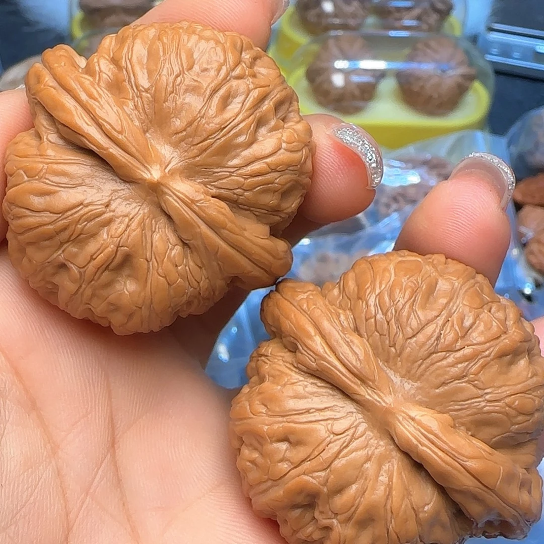 吊坠文玩核桃45宽边元宝