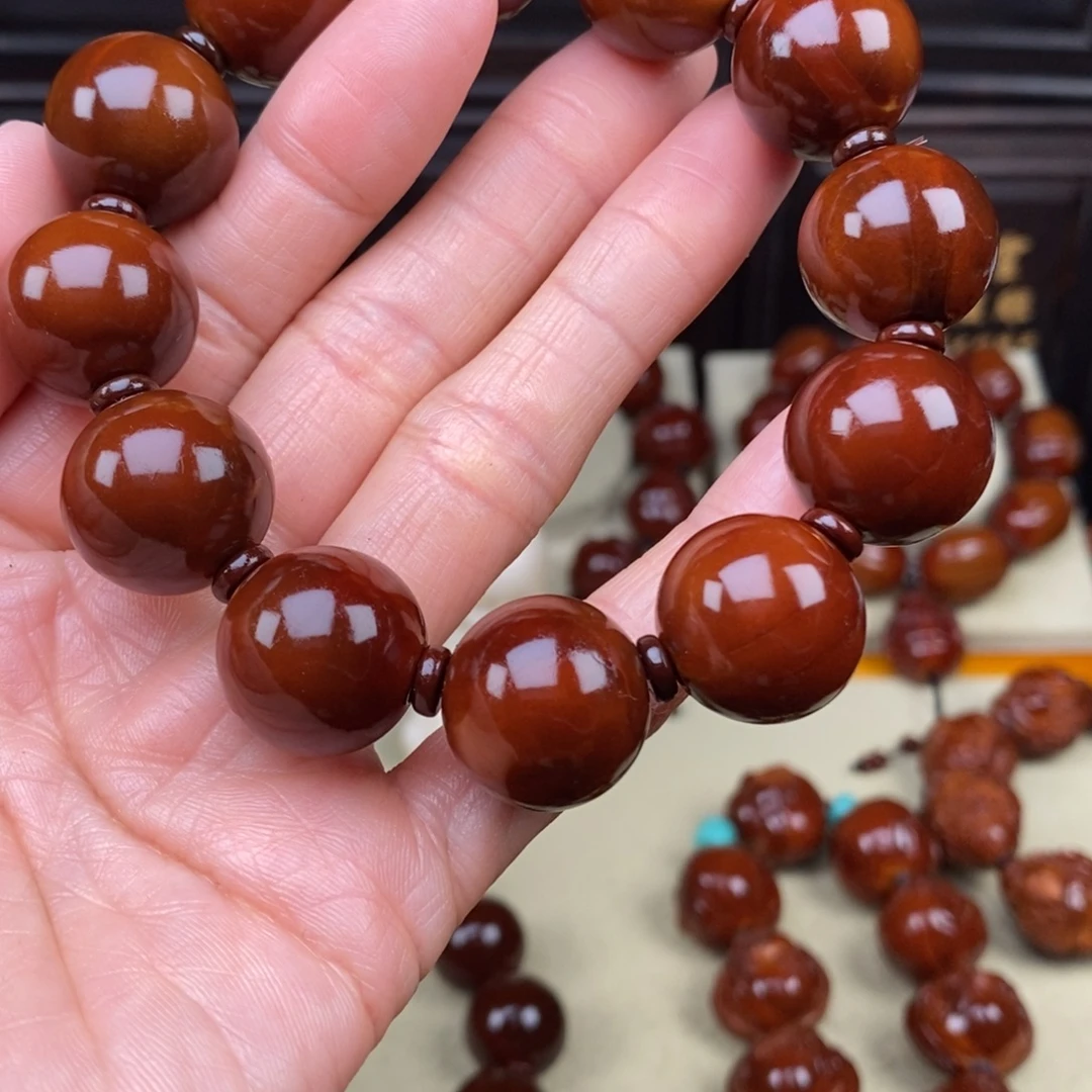 不***你橄榄核吊坠光珠光珠