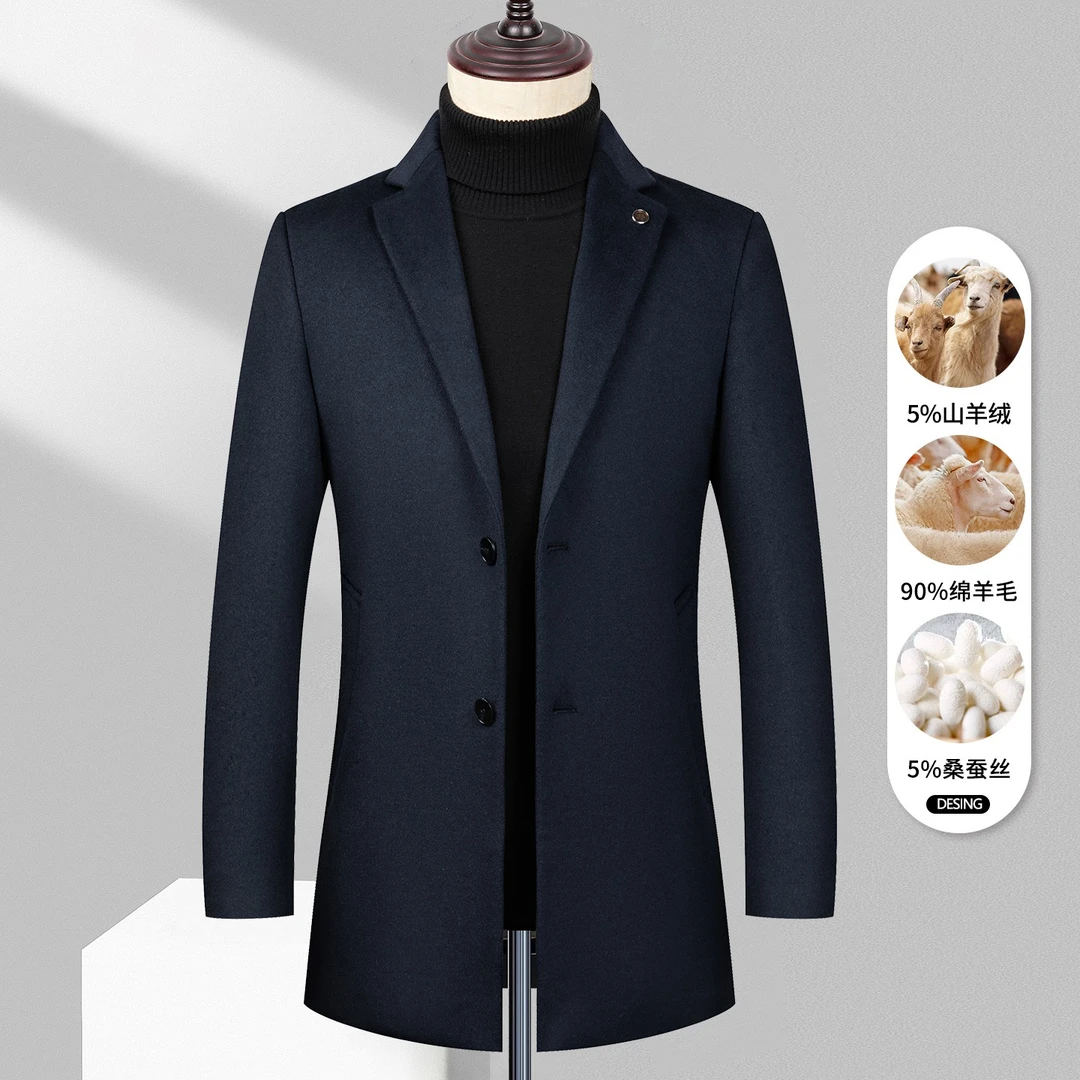 【工厂断码捡漏】冬装羊毛大衣男士