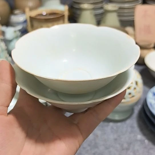 棉麻湖田窑碗两全品