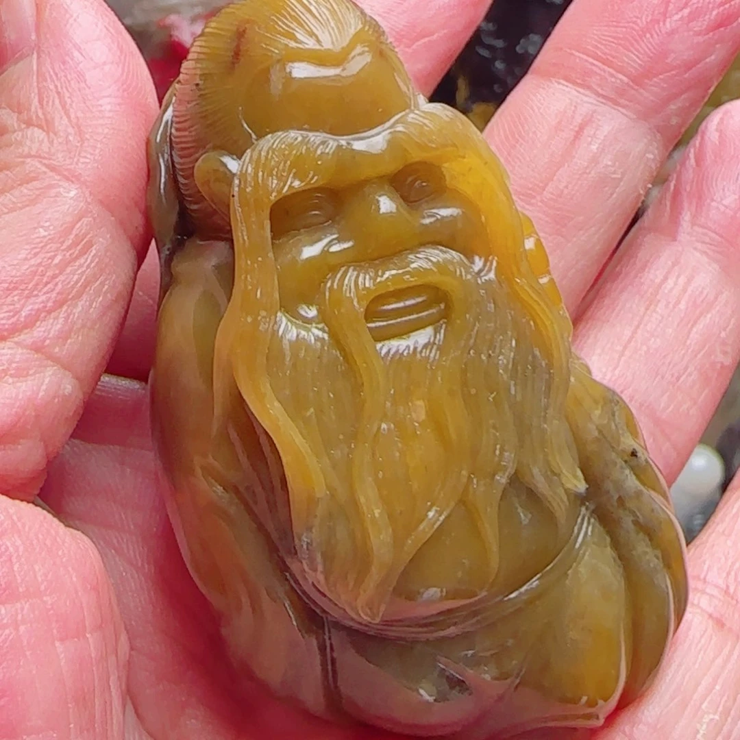 昌化石田黄石手玩