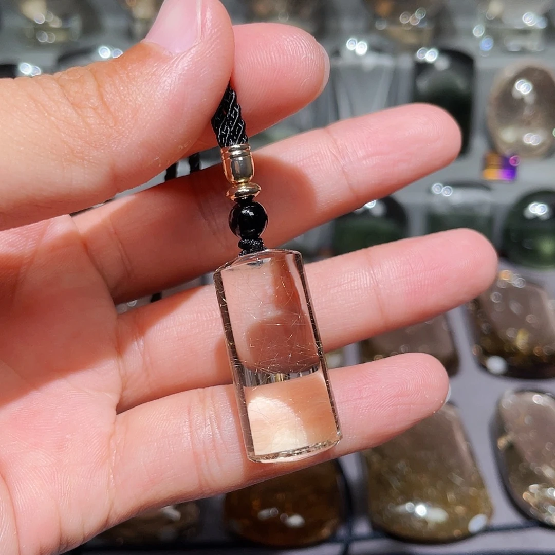 水晶颈饰未镶嵌挂件