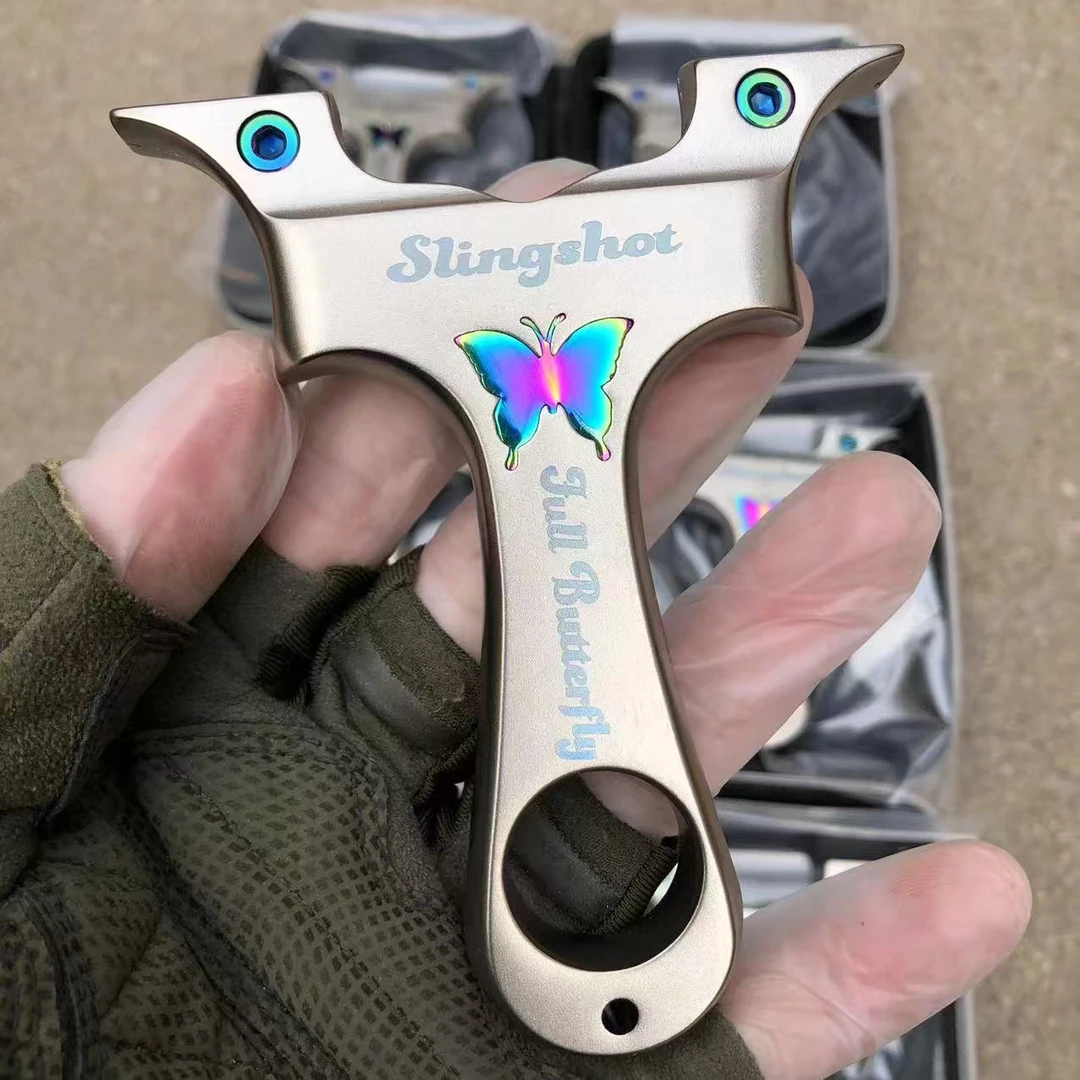 正品征途不锈钢快压螺丝蝴蝶六代户外玩具