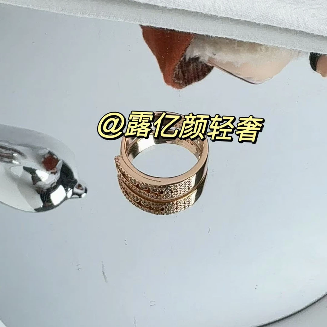 铜合金锆石戒指 高奢系列梅梅家戒指JZ708