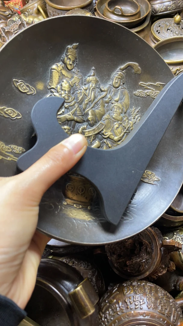 闪购链接五路财神盘响铜