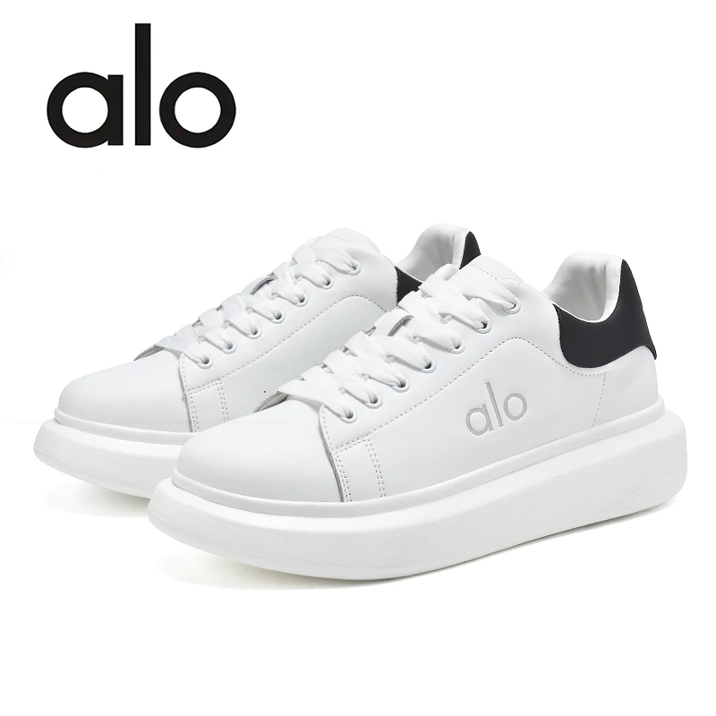 alo qeaios撤柜 轻奢 经典时尚百搭智秀款休闲运动真皮休闲鞋