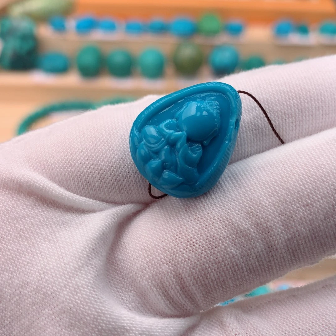 未镶嵌绿松石挂件