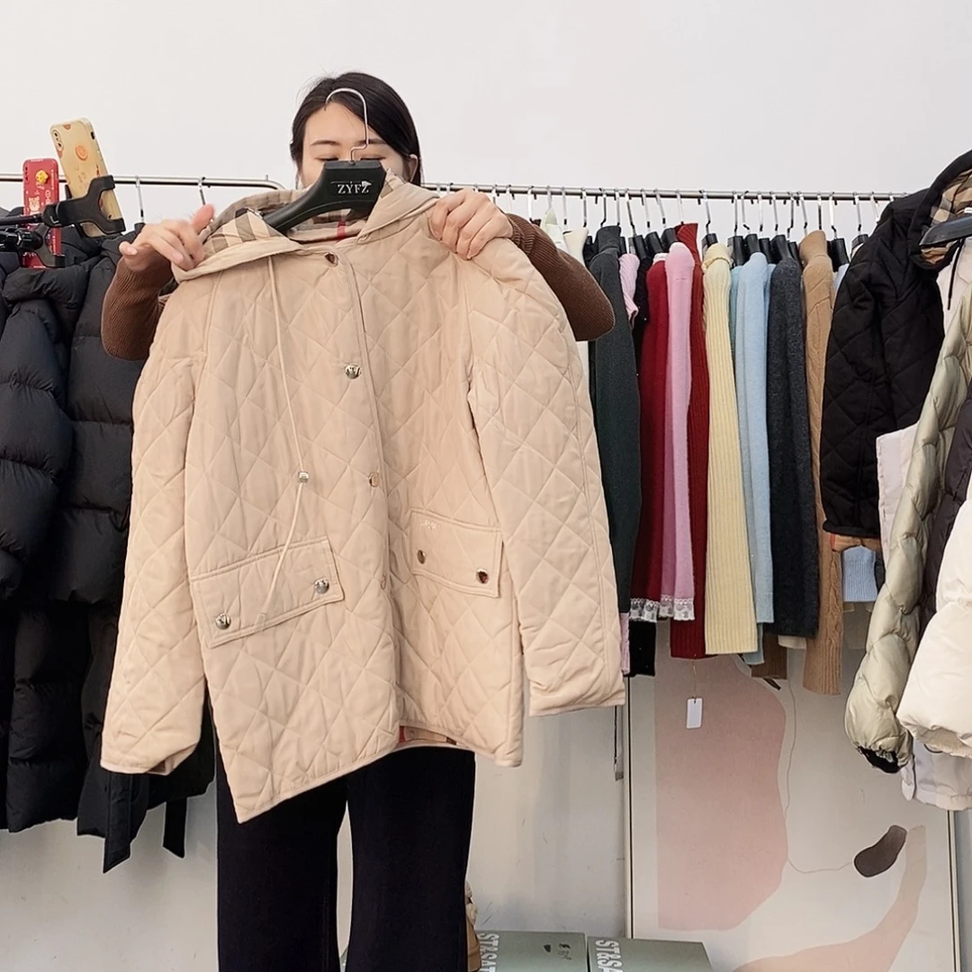 米色棉服S码115斤以内