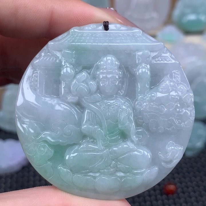 颈饰未镶嵌翡翠文殊