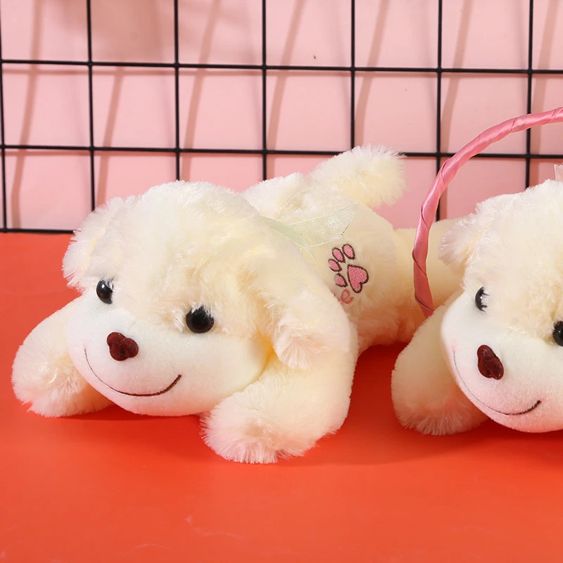 汽车后窗小狗摆件公仔车内抱枕玩偶趴趴狗可爱毛绒