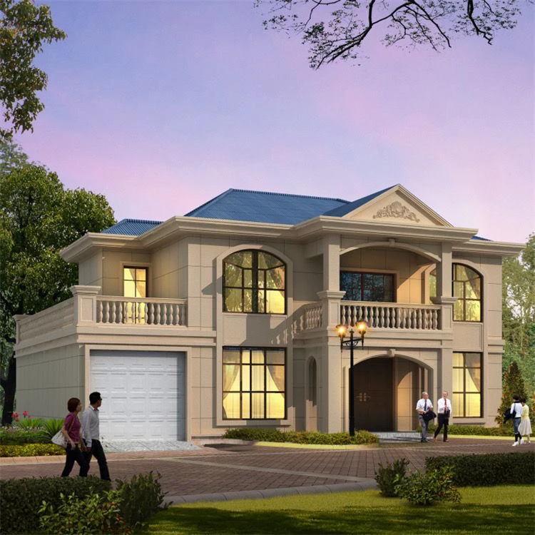 16x11.3二层带车库别墅设计图纸全套施工图