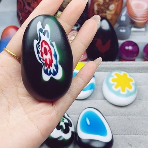 玛瑙/玉髓笔搁未镶嵌发*