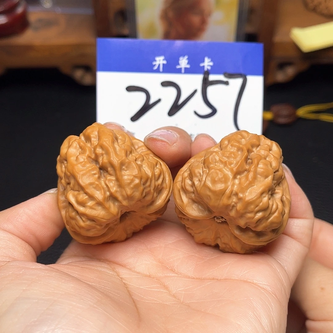 文玩核桃把件蛙蛙38尺