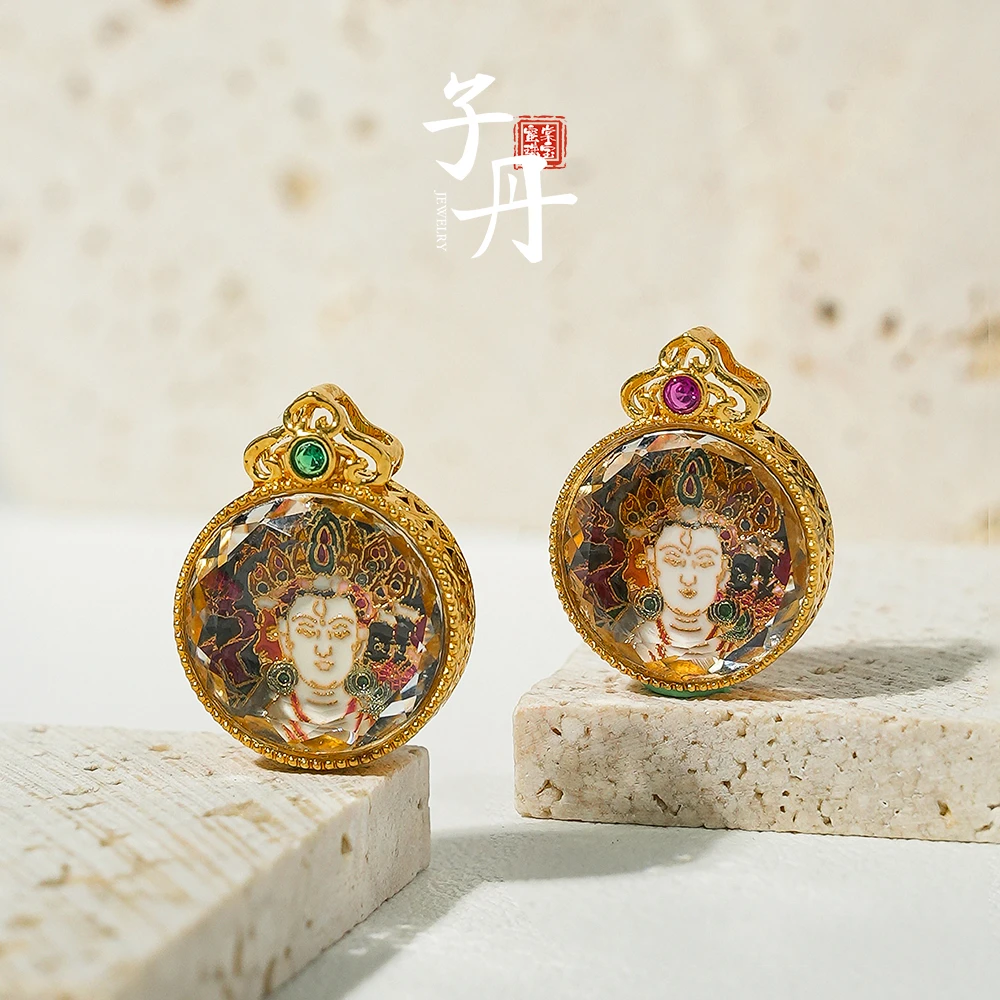 【蜜棠二店】18K摩利支天吊坠（多样性发/发一个）I5-111