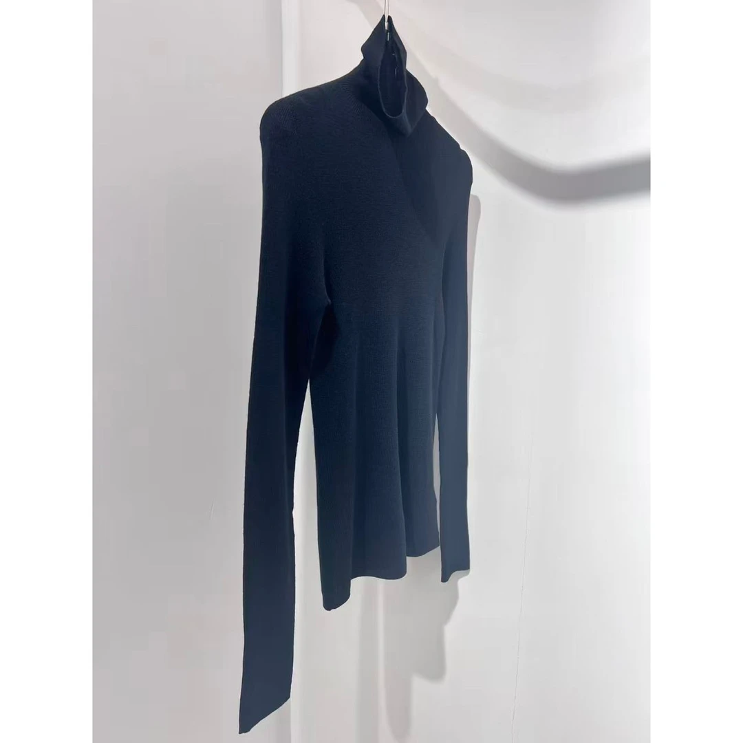 YIYI  2025冬季新品   百搭高领净版修身长袖针织打底衫