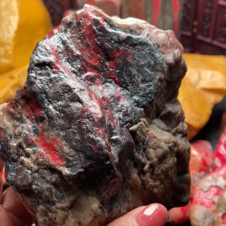 快***8昌化鸡血石血色艳丽品味好