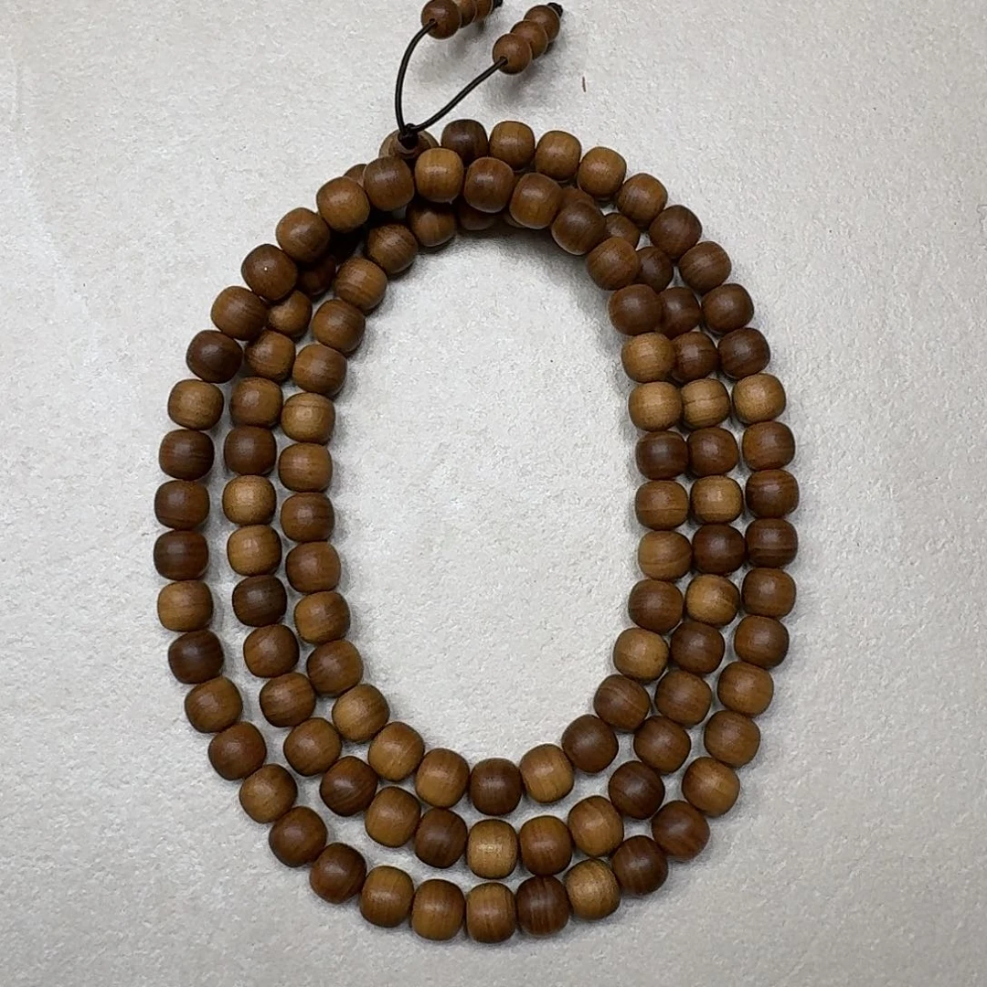 檀香木手串/手链檀香王7*8黑肉