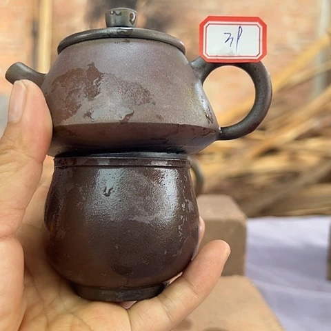 财***哥戬谷龙窑柴烧茶壶39