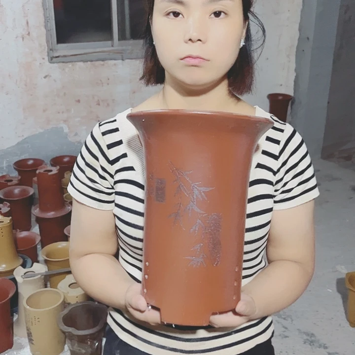 宜兴紫砂精品花盆