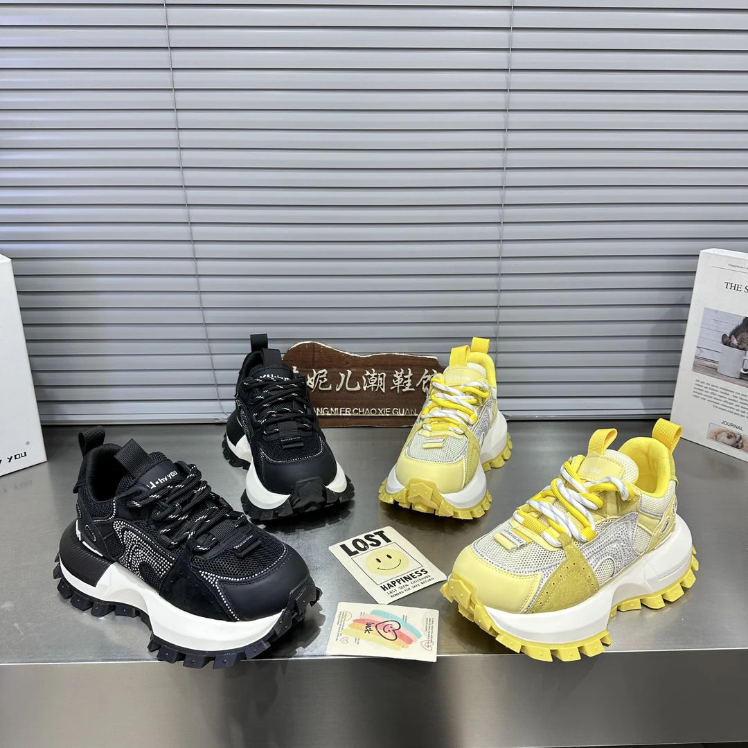 MANGNIER/夏季新款阿甘鞋韩版ins潮厚底百搭休闲透气网面时尚潮鞋