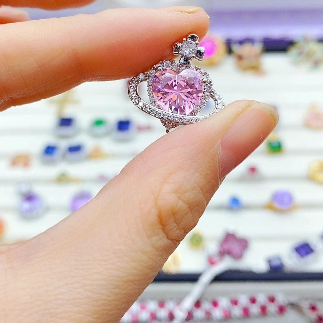 吊坠(赠链)蓝宝石未镶嵌