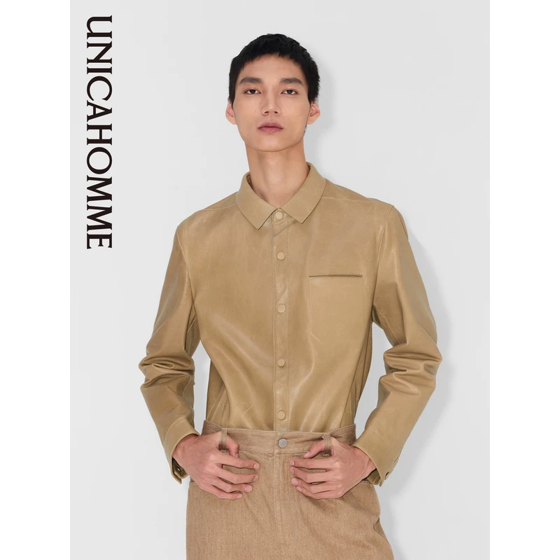 UNICAHOMME档案系列｜衬衫版皮衣