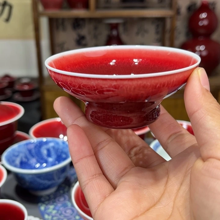 B***ヾ景德镇陶瓷浅行窑茶漏福利