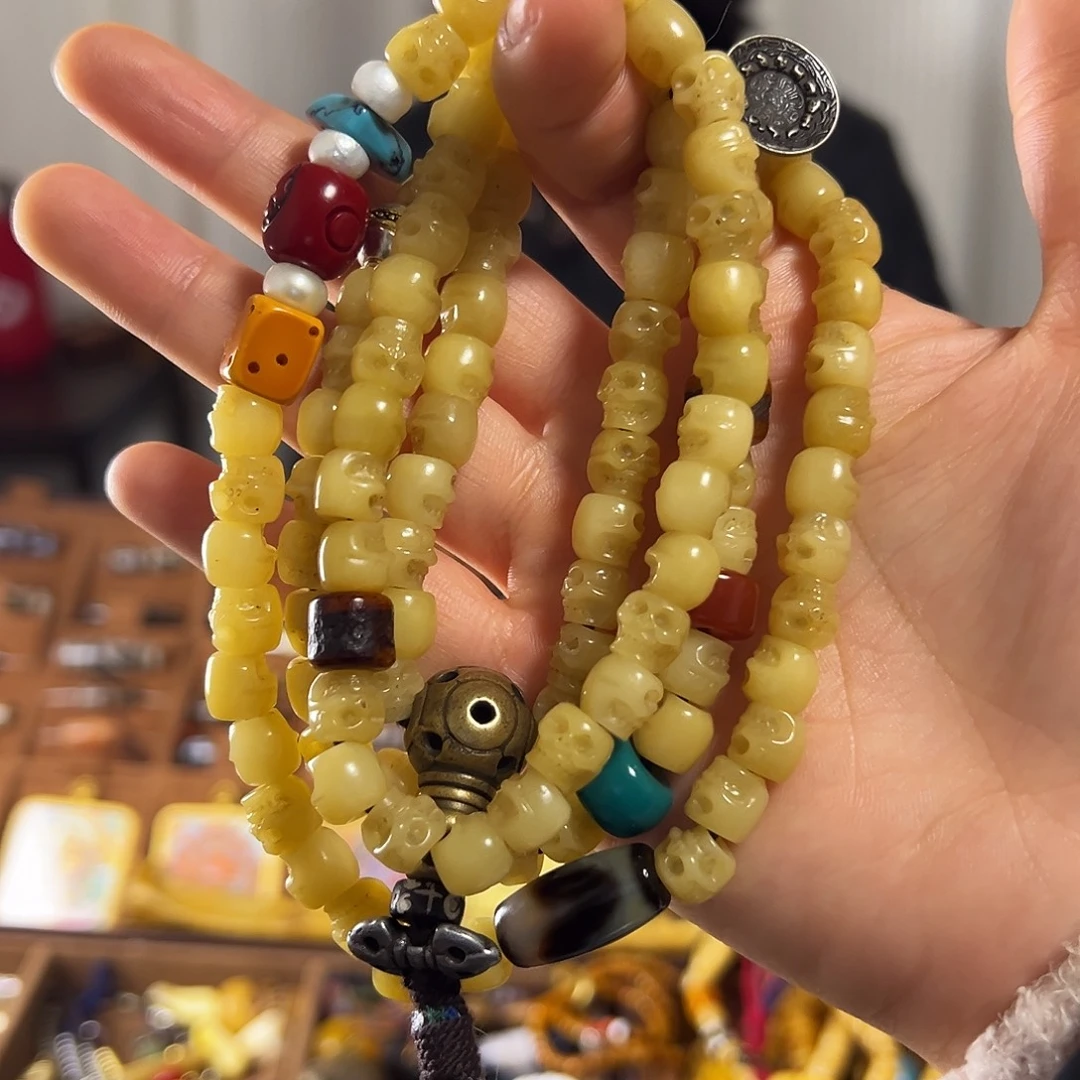 其他牛骨牦牛骨108念珠