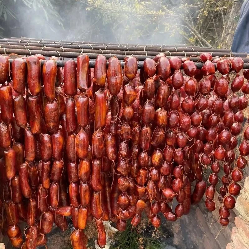 【现称排骨香肠】土家特产烟熏腊排骨香肠