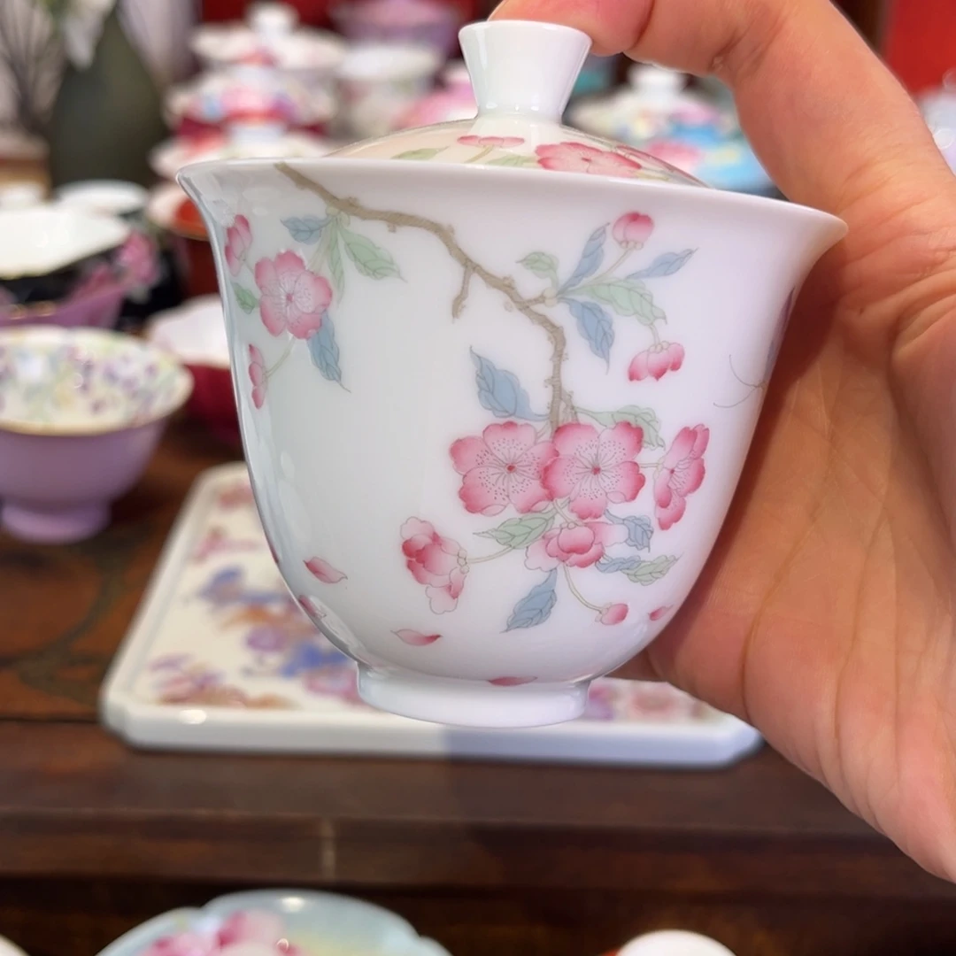 景德镇纯手绘陶瓷茶具