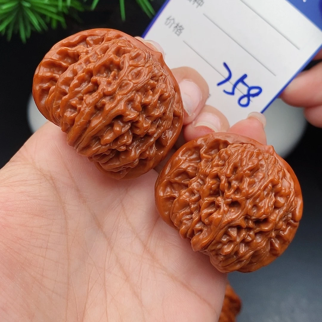 文玩核桃把件42四座楼758