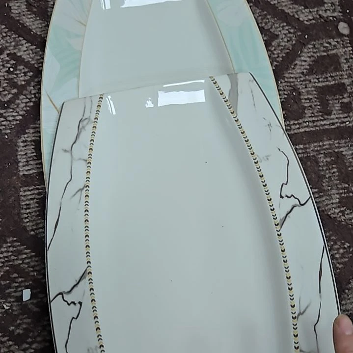 瓷片微瑕鱼盘2个666666666