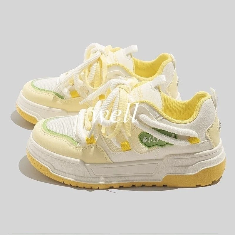 女鞋小白鞋2025夏季新款百搭chic鞋子学生增高厚底运动休闲鞋板鞋