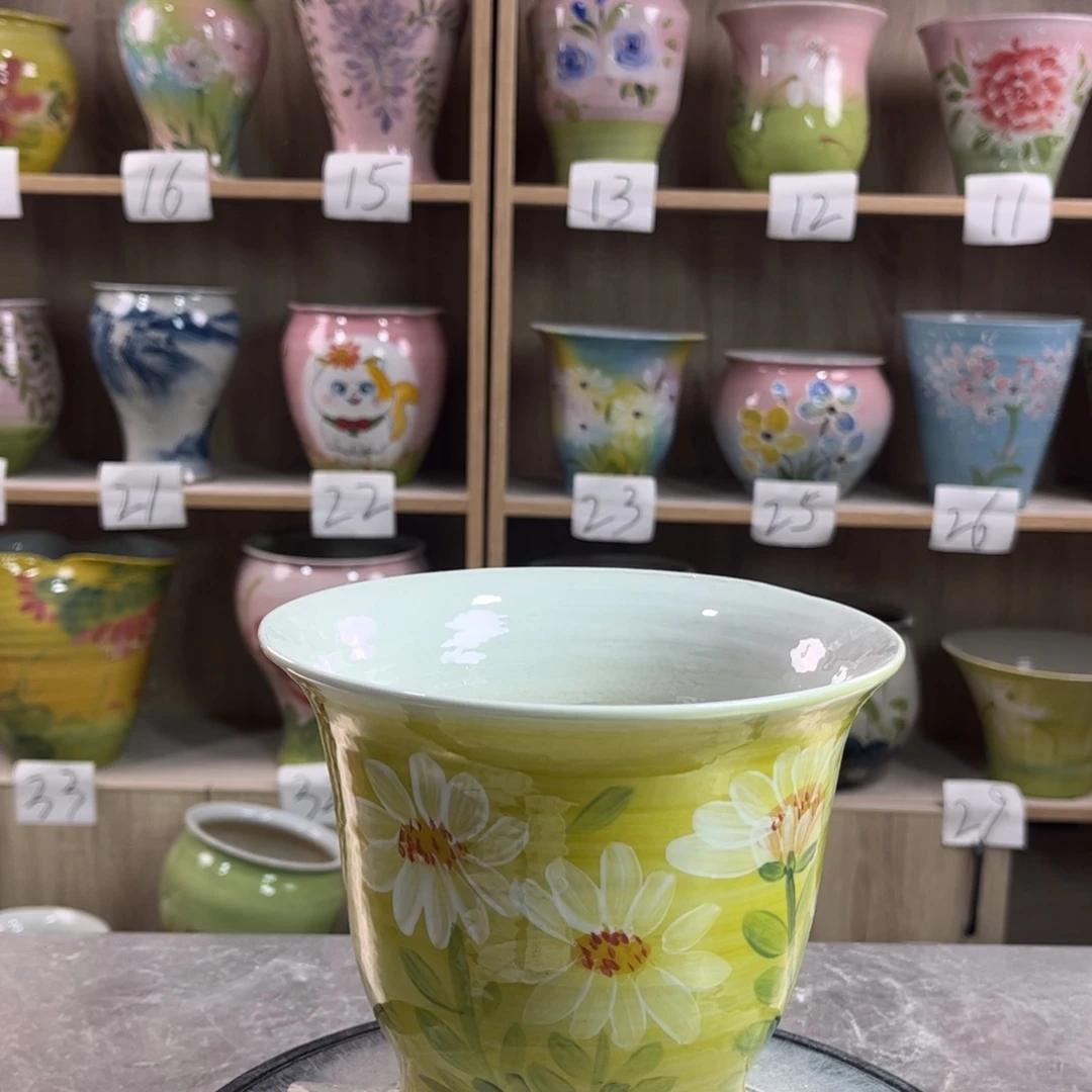 景德镇陶瓷花盆花盆