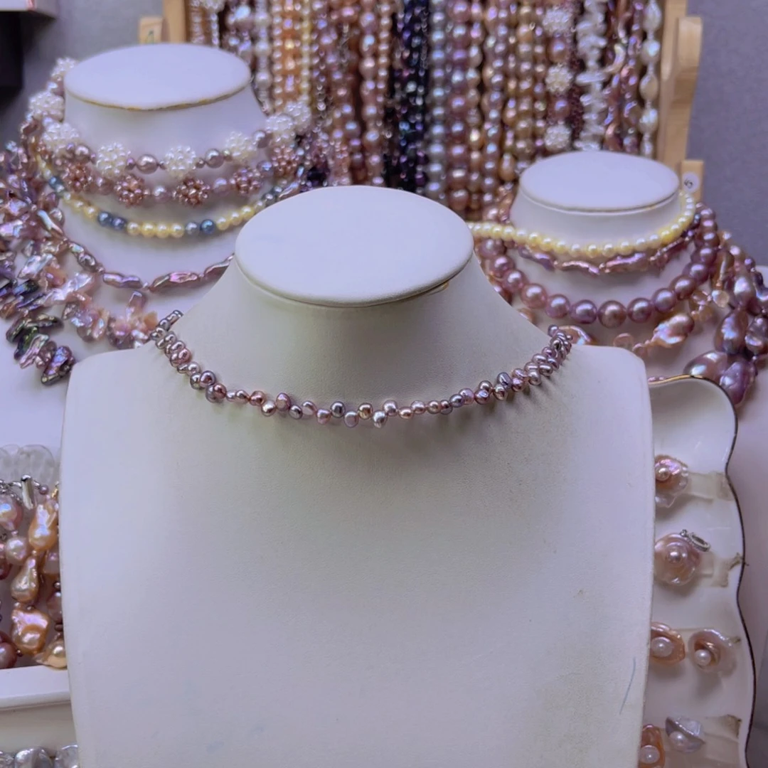 淡水珍珠手绳合金