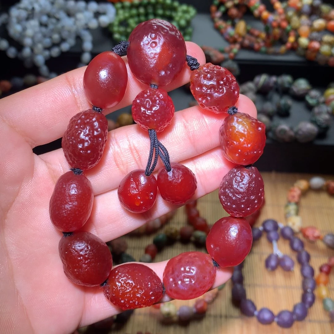 一***.玛瑙/玉髓未镶嵌阿拉善戈壁玛瑙