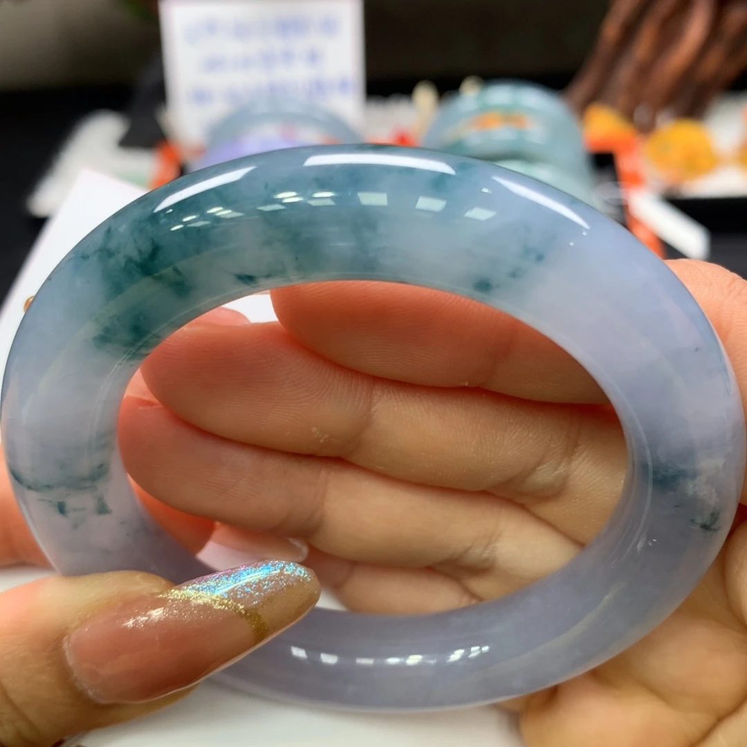 未镶嵌手镯翡翠30号胖圆