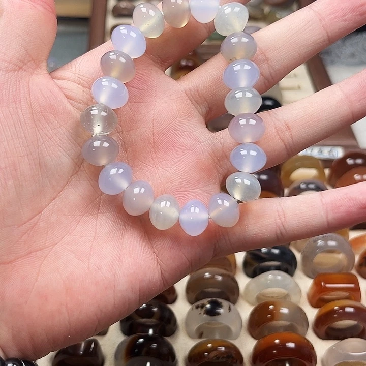 玛瑙/玉髓合金戒指8