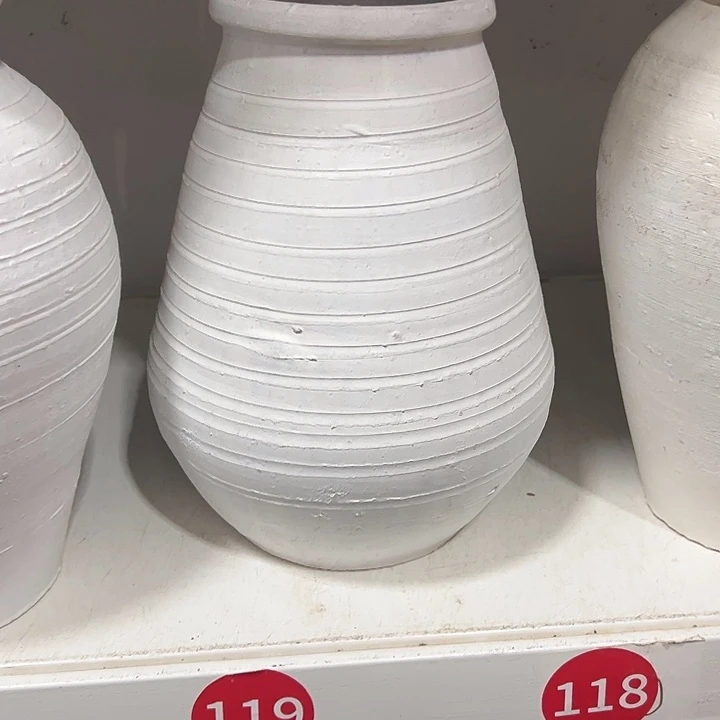 白色收口默认打孔高24口11微瑕