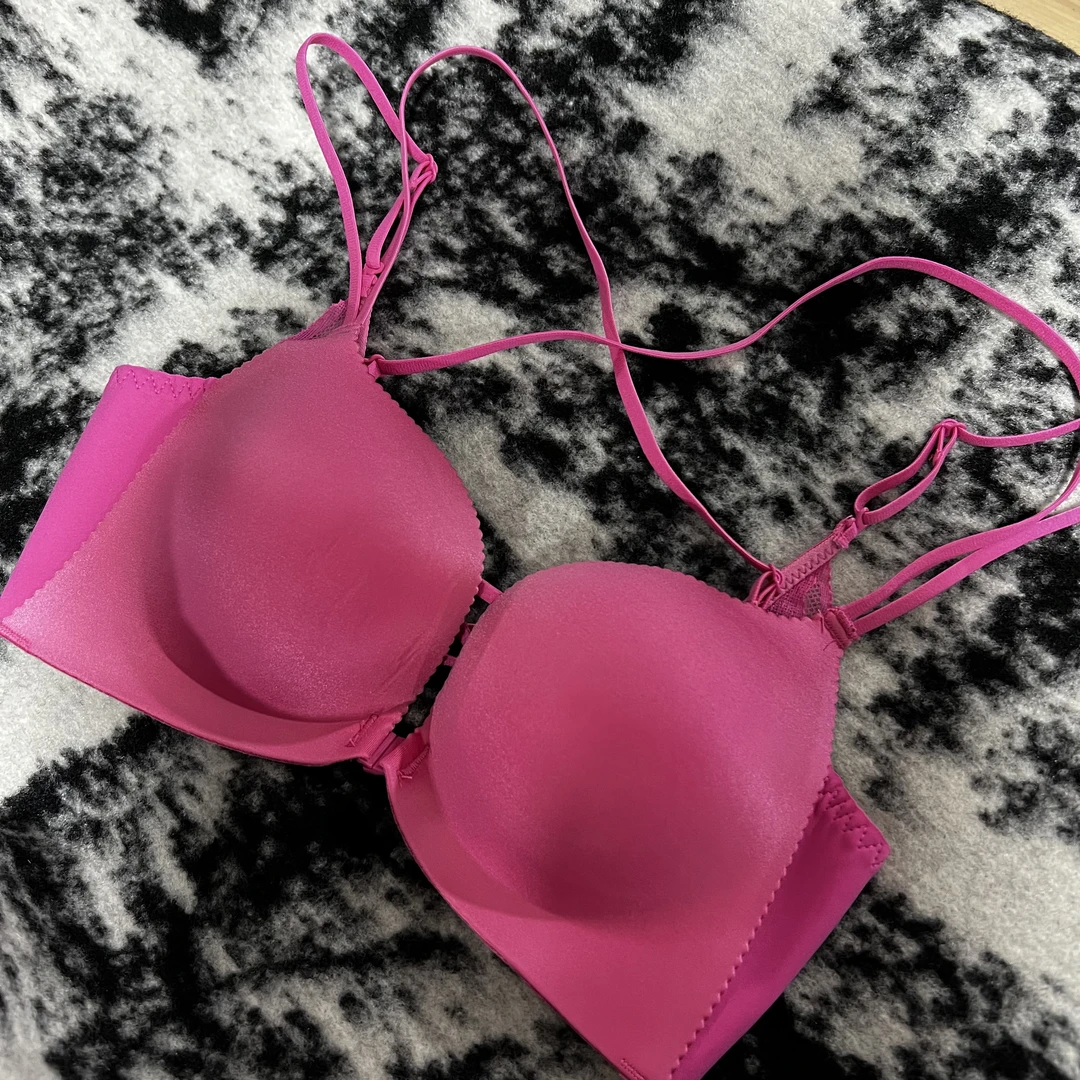 【反骨ZAl】前扣性感玫红色美背内衣#04202