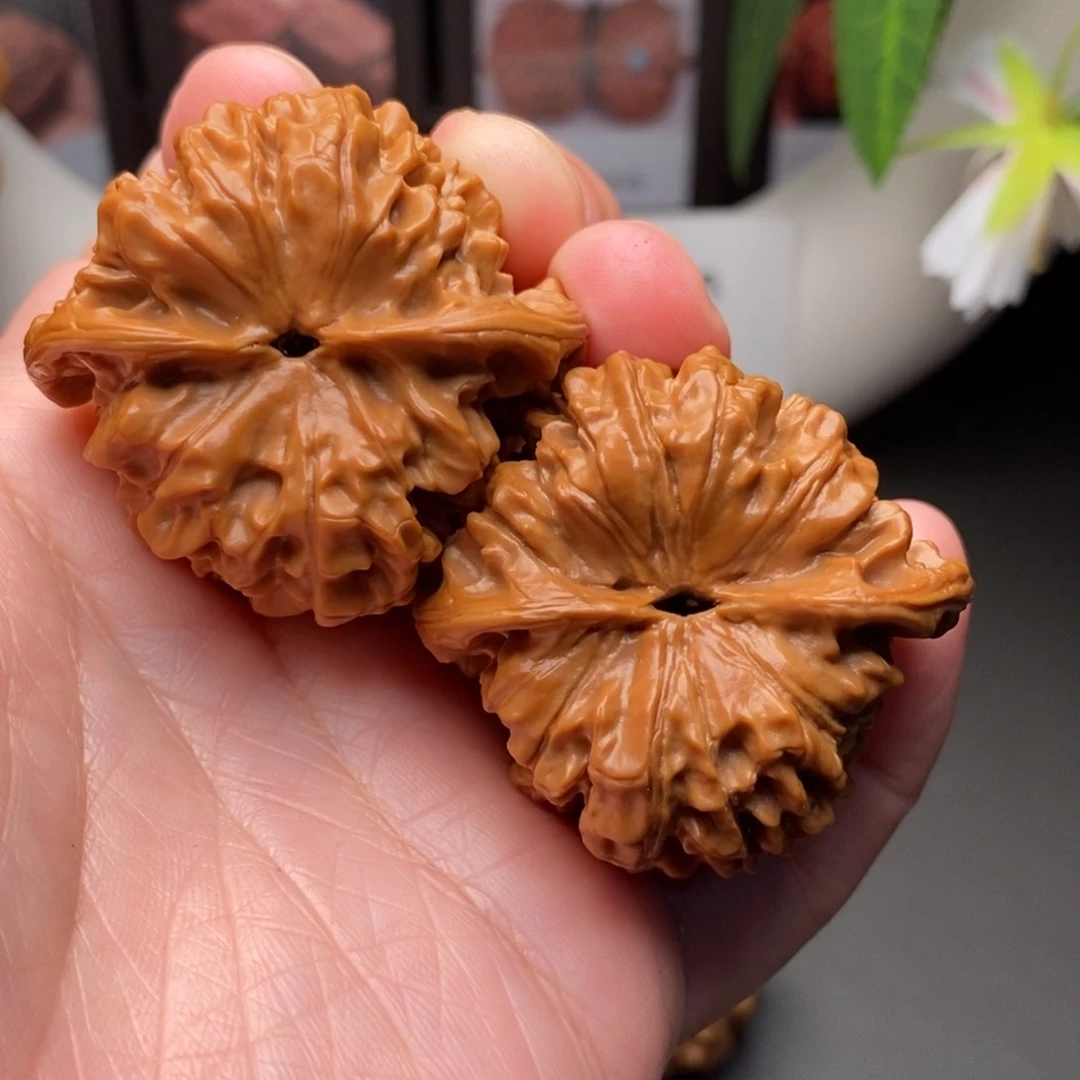 平*心文玩核桃官帽狮子头44