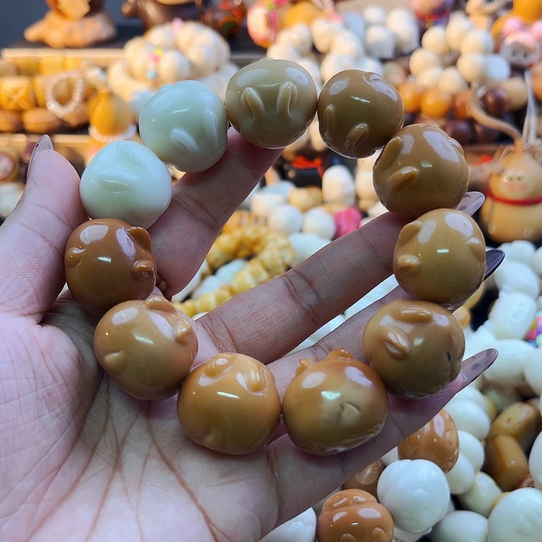 手串菩提根/象牙果玉兔瑕不退换